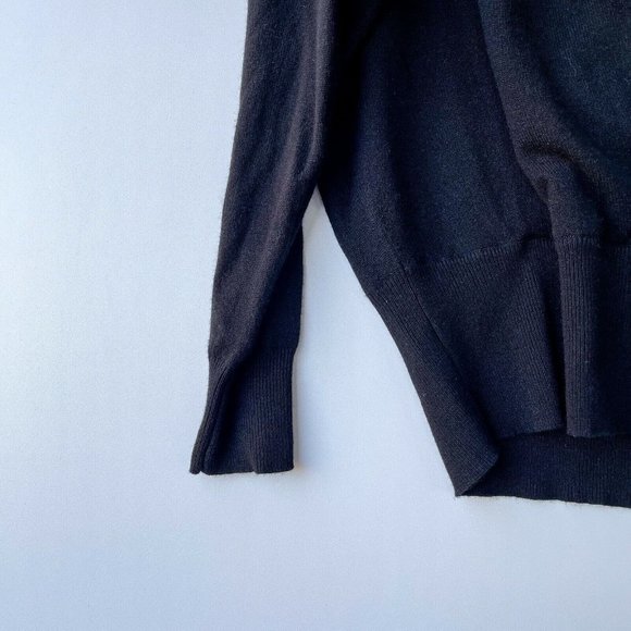 ❤️SOLD❤️Nili Lotan Lakota Cashmere Wrap Black - Picture 9 of 10